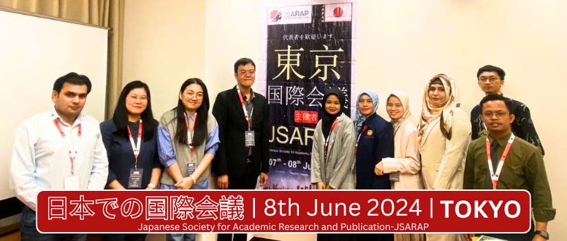 JSARAP Internation Conference in Tokyo, Japan, June 8, 2024